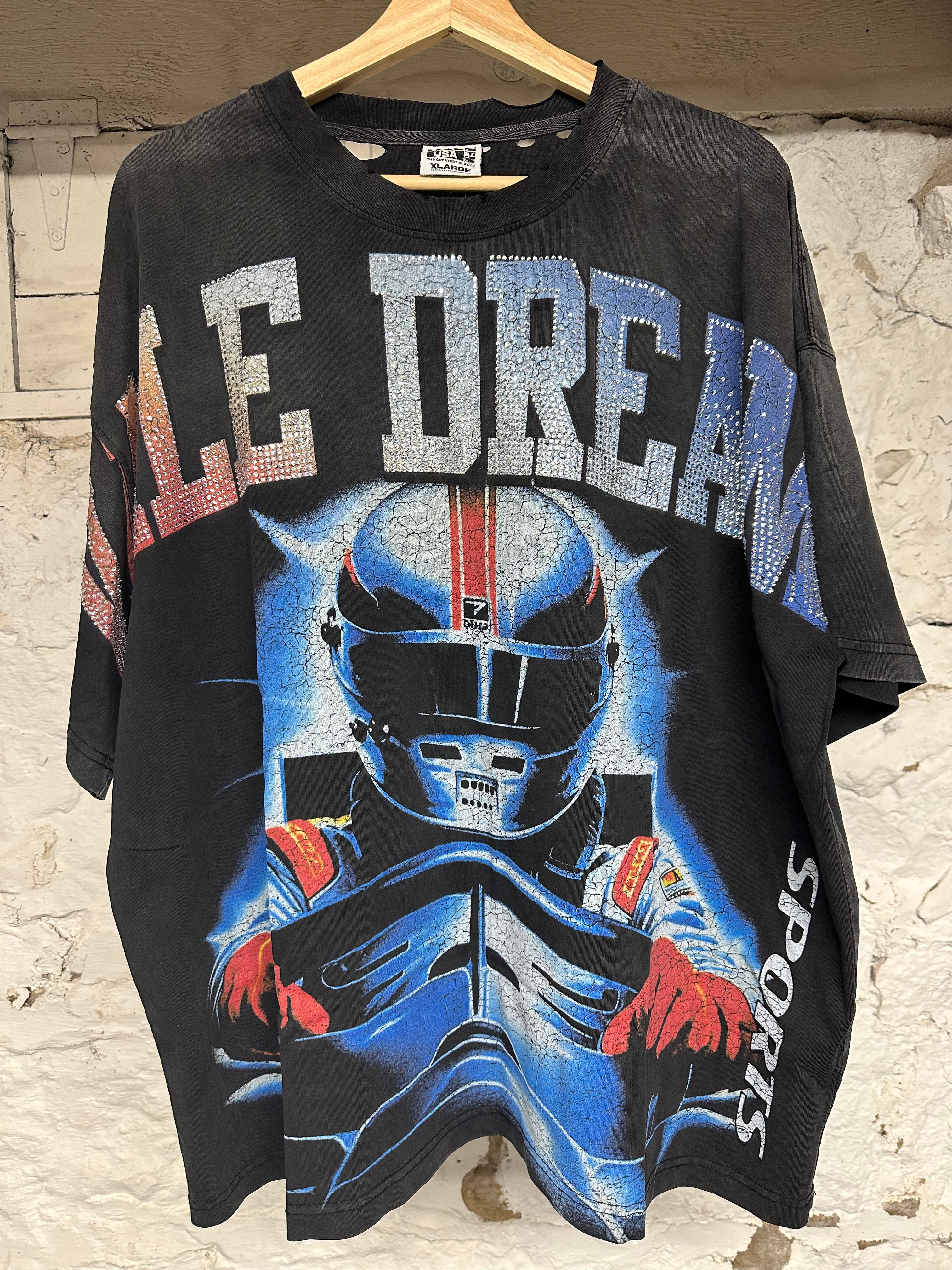 Vale Race Car Driver T-shirt Black Sz XL