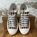 Burberry Jack Plaid White Sneaker Sz 7 (40)