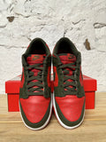 Nike Dunk Low Mystic Red Khaki Sz 10