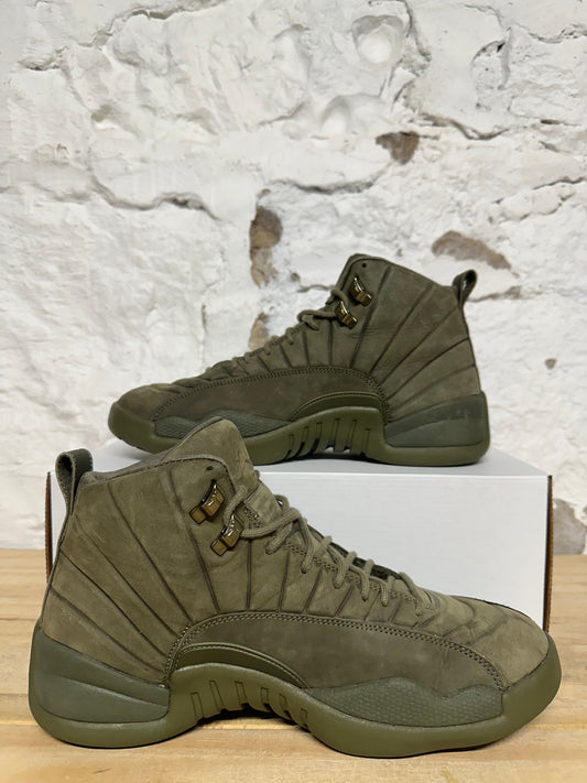 Air Jordan 12 PSNY Olive Sz 10
