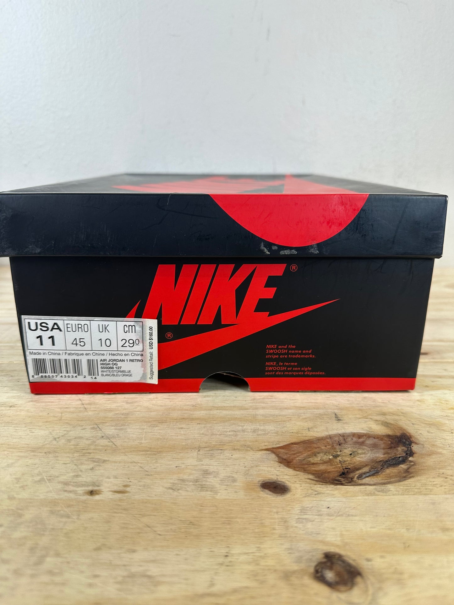 Air Jordan 1 High Storm Blue Sz 11