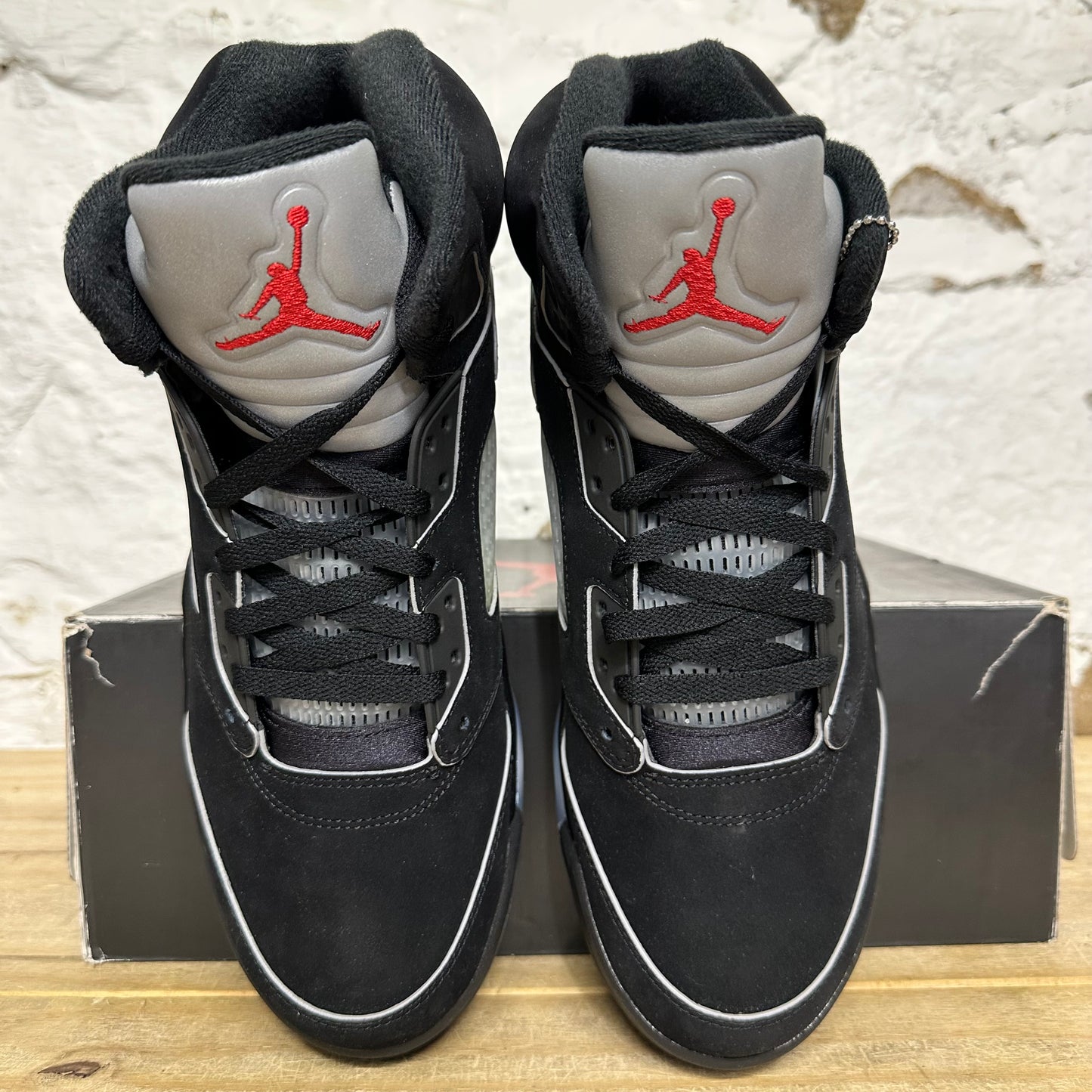 Air Jordan 5 Black Metallic Sz 11 DS