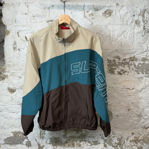 Supreme Brown Teal Tan Jacket Sz S