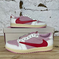 Air Jordan 1 Low Travis Scott Sail Tropical Pink Sz 10 DS