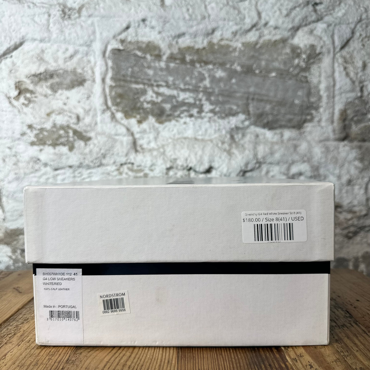 Givenchy G4 Red White Sneaker Sz 8 (41)