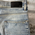Amiri MX1 Tie Dye Blue Denim Jeans Sz 32