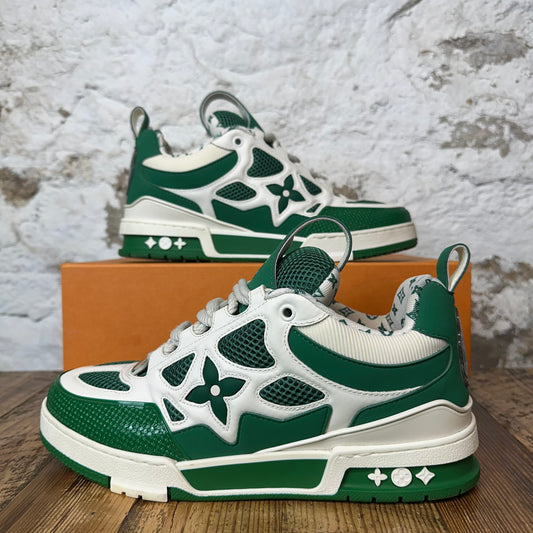 Louis Vuitton Green White Skate Sneaker Sz 9 (7.5LV)