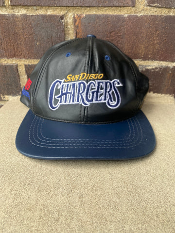 San Diego Chargers ‘80s Genuine Leather SnapBack Hat