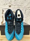 Under Armour Curry 3 Mid Peacock Blue Sz 10 DS