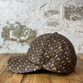 Burberry Brown TB AOP Logo Hat Sz L