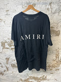 Amiri White AM Black T-shirt Sz XXL