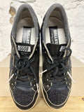 Golden Goose Ball Star Double Quarter Black Navy Sz 10 (43)