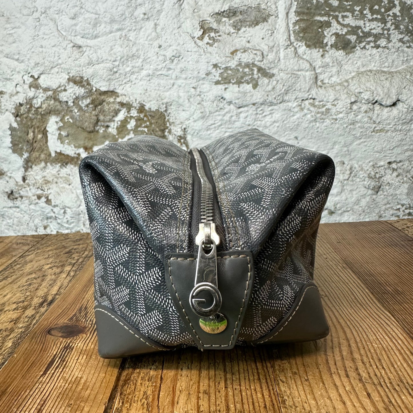 Goyard Boeing 25 Grey Monogram Toiletry Bag