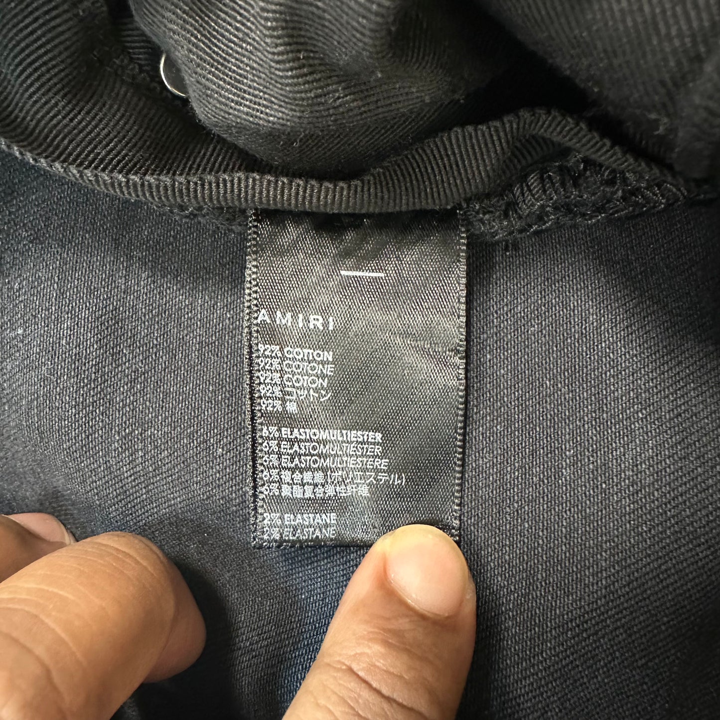 Amiri MX1 Red Tie Dye Thrasher Black Denim Jeans Sz 34