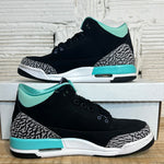 Air Jordan 3 Bleached Turquoise Mint Sz 7Y