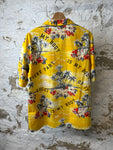 Gucci My Body Yellow Button Up Shirt Sz L