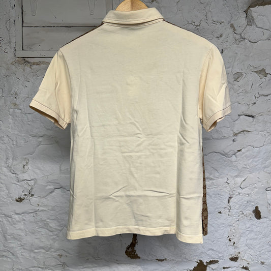 Gucci GG Monogram Brown Polo Sz S
