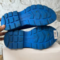 Alexander McQueen Black Blue Tread Boot Sz 9.5 (42.5)