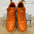 Nike Air Force 1 Low Orange Skeleton Halloween Sz 10.5
