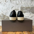 Rick Owens Vintage Black Leather Milk Sneaker Sz 10 (43) dS