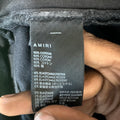 Amiri MX1 Camo Spell Black Denim Jeans Sz 36