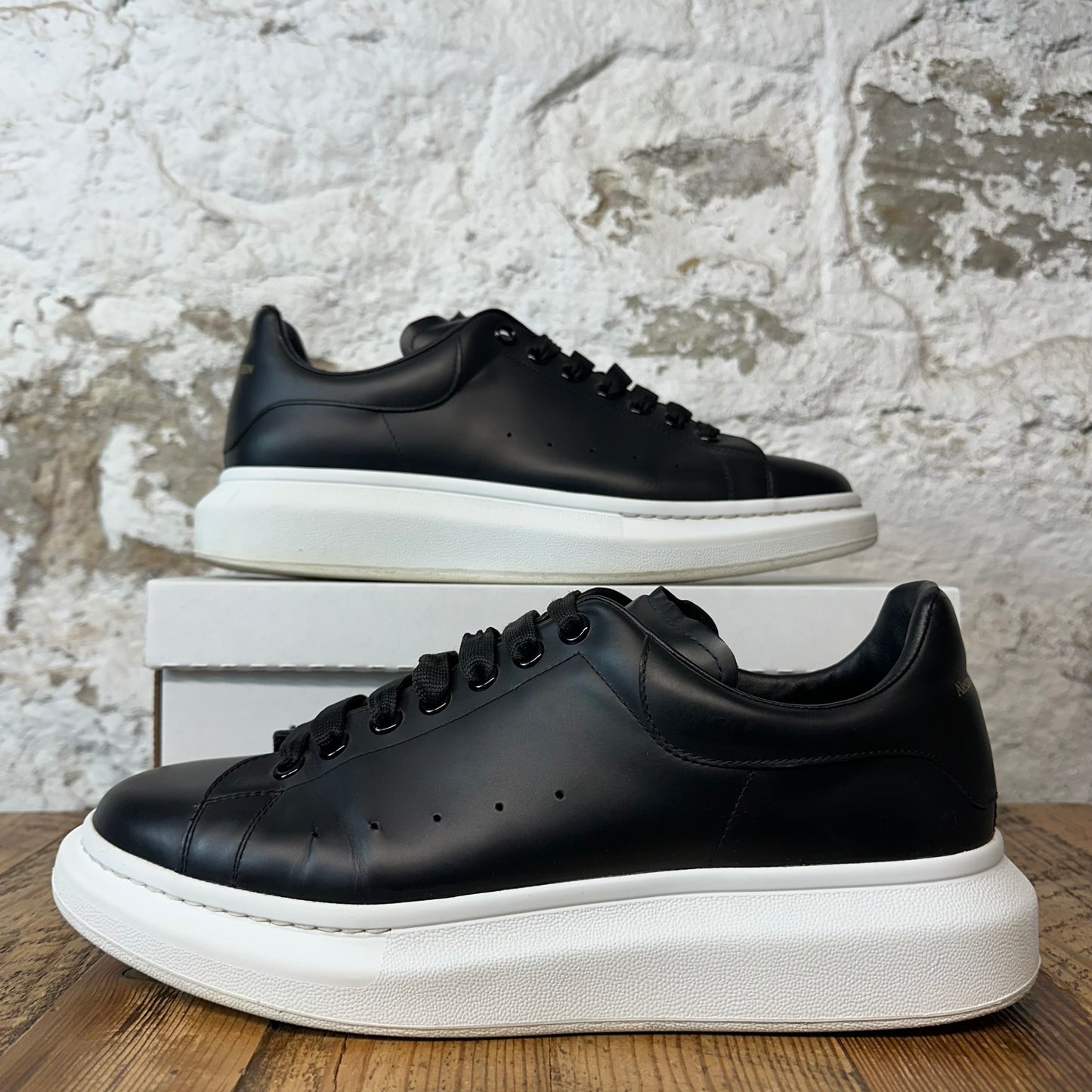 Alexander Mcqueen Black White Sole Sneaker Sz 13 (46)
