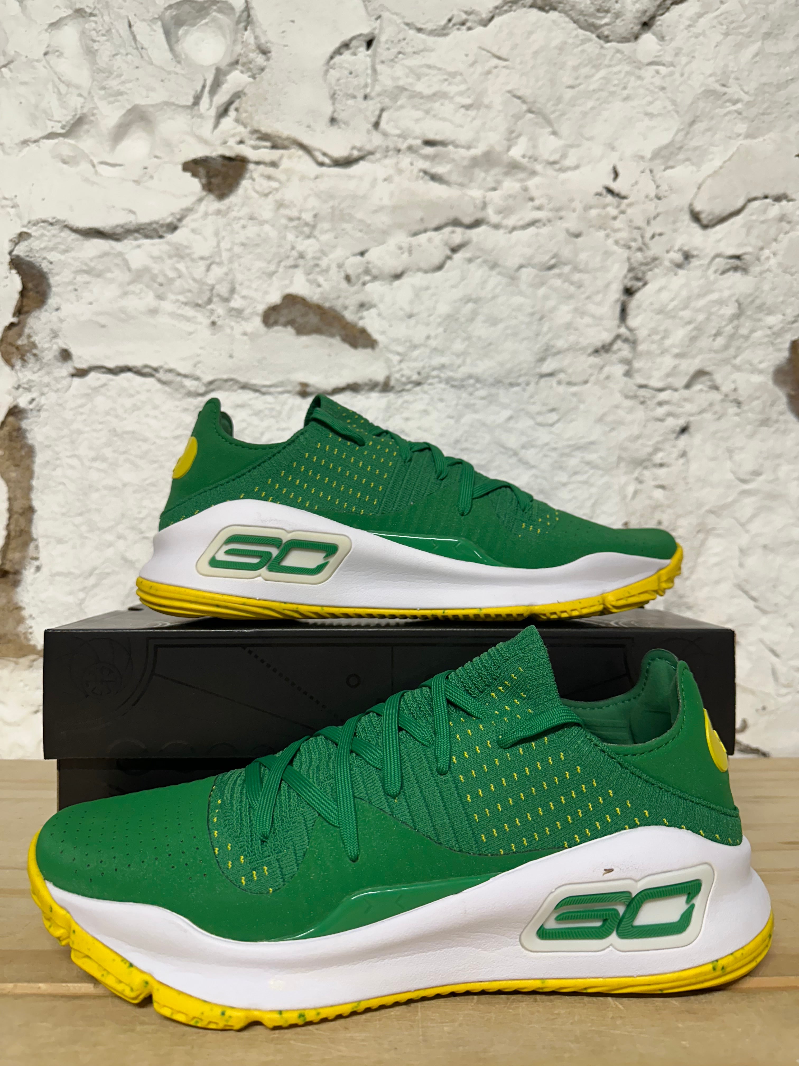 Under Armour Curry 4 Low Oakland Athletics Sz 10.5 DS
