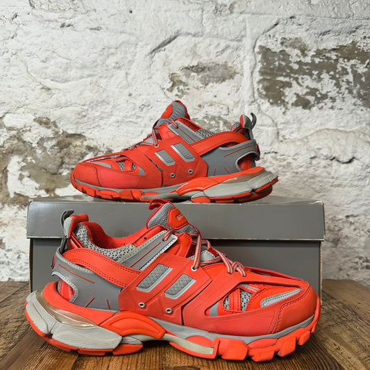 Balenciaga Track Runner Red Grey Sneaker Sz 10 (43)
