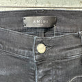 Amiri MX1 Brown Plaid Black Denim Jeans Sz 32