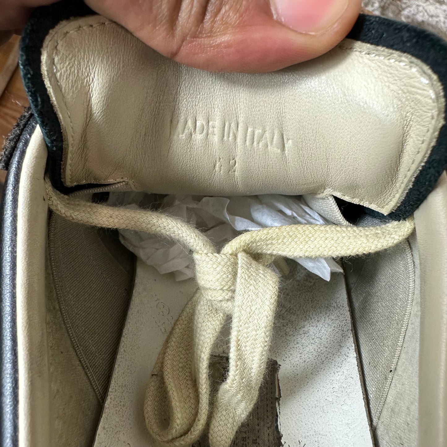 Maison Margiela Replica Black Brown Sneaker Sz 9 (42)