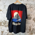 Rhude Red Moon Black T-Shirt Sz L