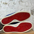 Christian Louboutin High Blue Leather Spike Sneaker Sz 11 (44)