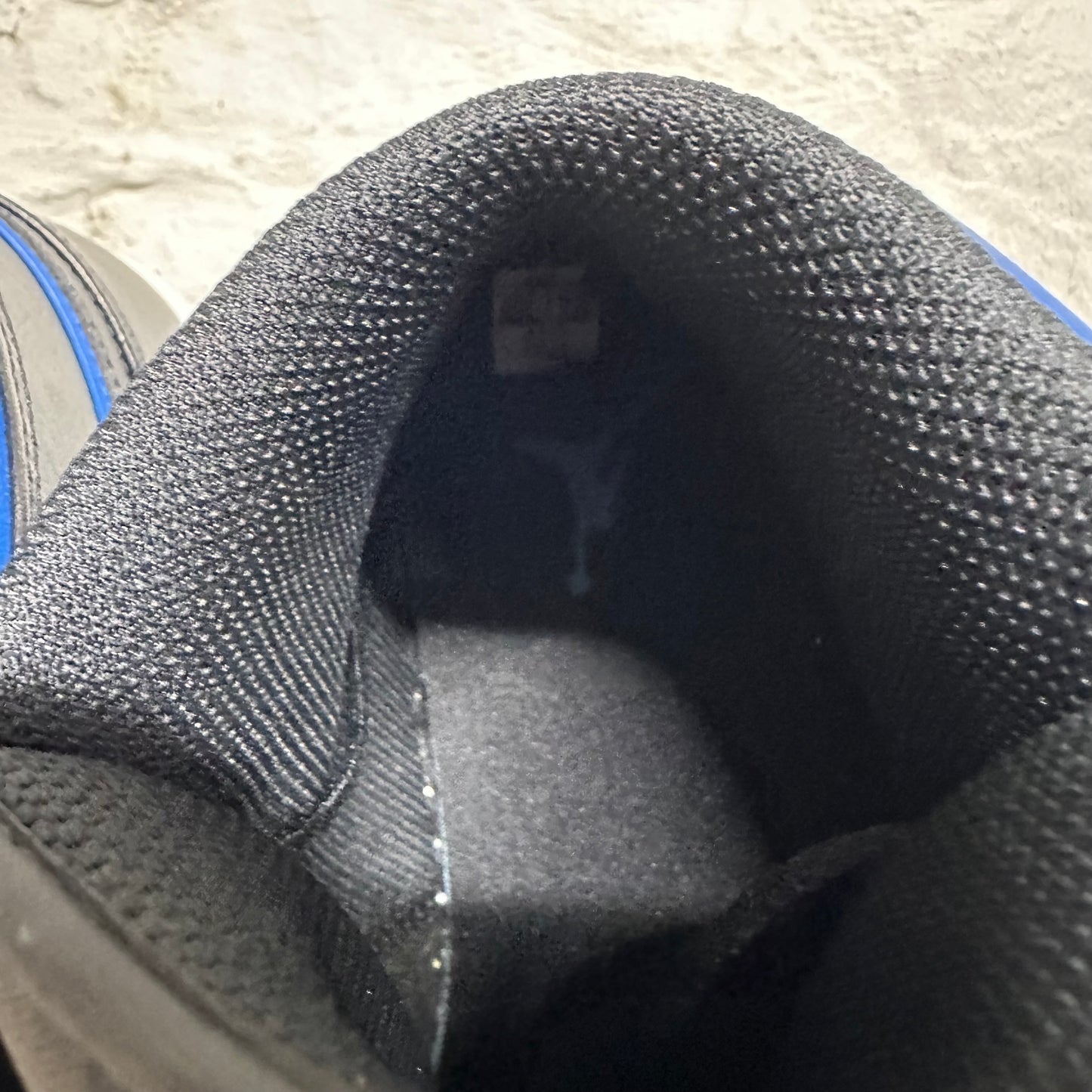 Air Jordan 1 Mid Black Royal Blue Sz 10