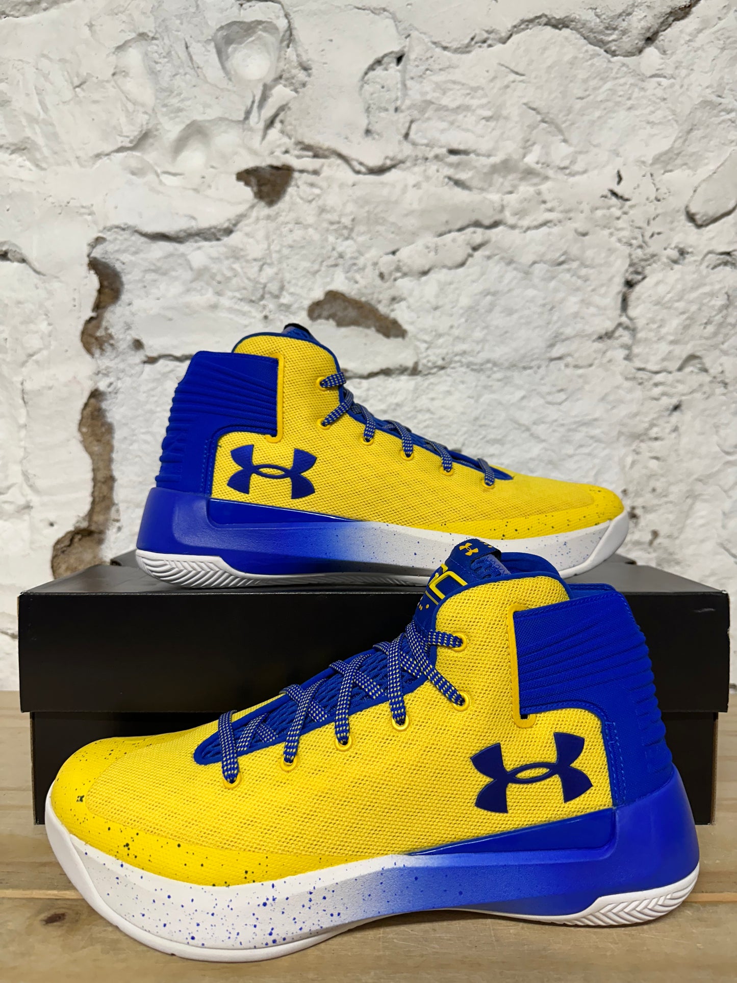 Under Armour Curry 3Zer0 Taxi Yellow Sz 10 DS