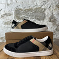 Burberry Reeth Plaid Black Sneaker Sz 10.5 (43.5)