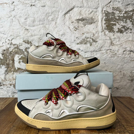 Lanvin Curb Multicolor Lace Gray Sneaker Sz 12 (45)