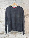 Supreme Knit Sweater Black Sz L