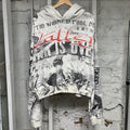 Vale Mural Pullover Hoodie Sz S