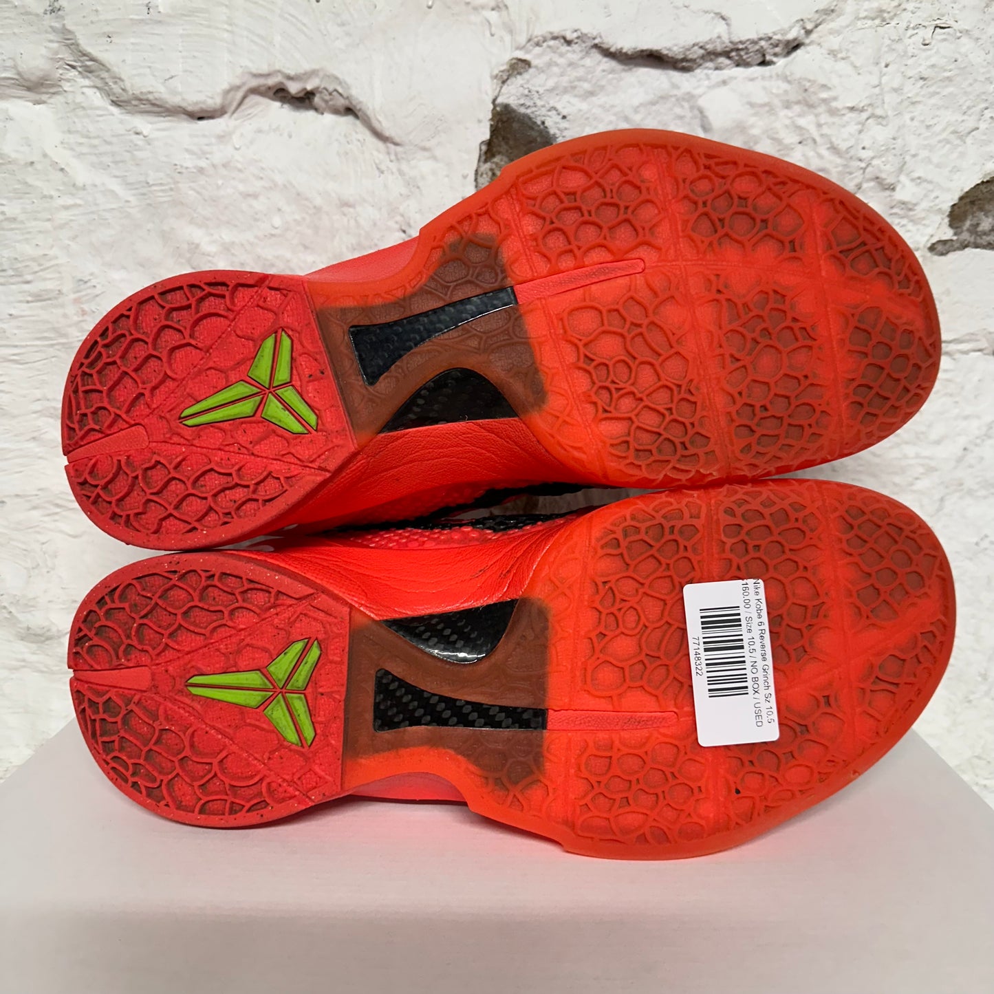 Nike Kobe 6 Protro Reverse Grinch Sz 10.5