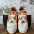 Amiri Orange Skeleton White Cream Sneaker Sz 7 (40)