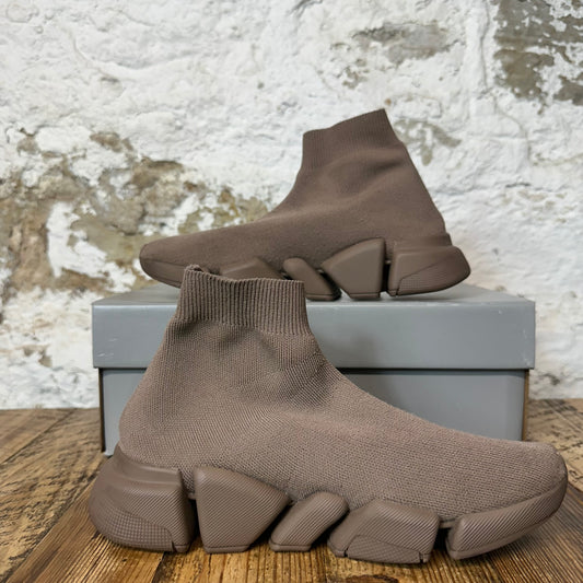 Balenciaga Sock Runner Brown Sneaker Sz 5 (37)