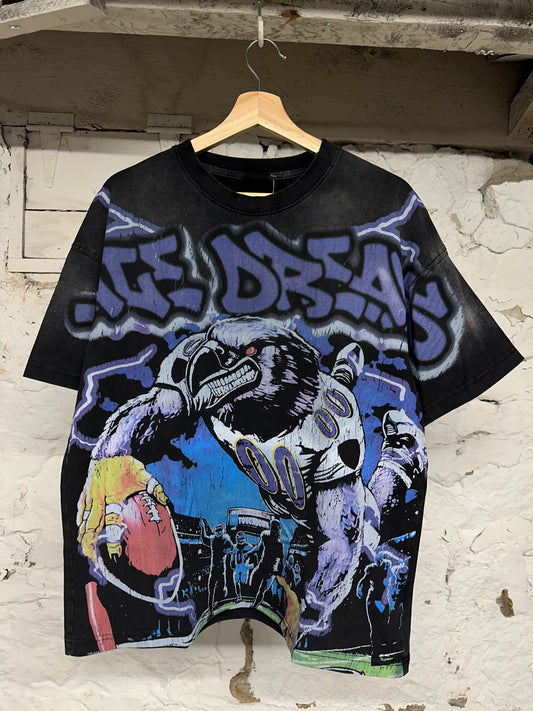 Vale Ravens T-shirt Black Sz S