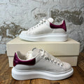 Alexander McQueen Pink Croc Tab White Sneaker Sz 6 (38)