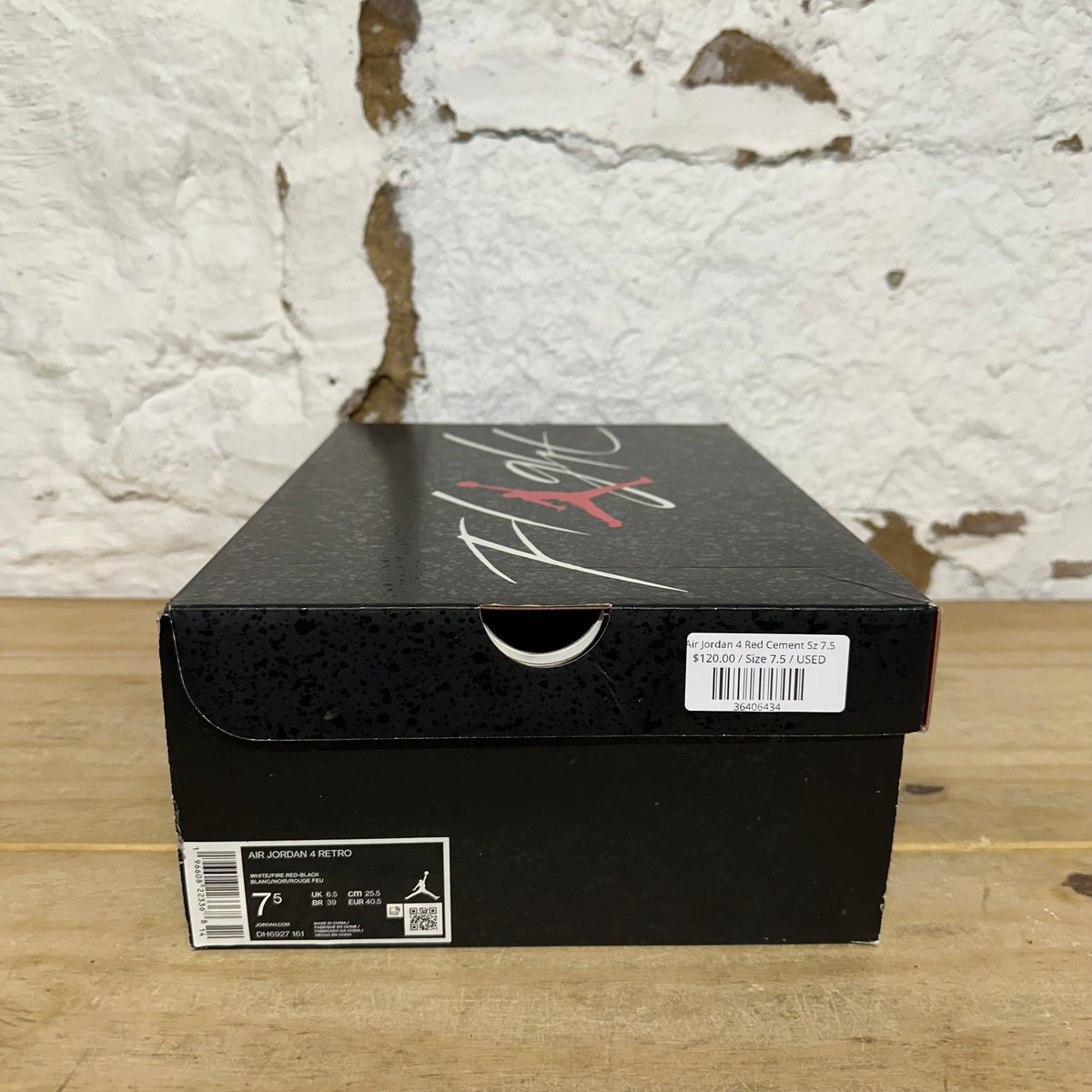 Air Jordan 4 Red Cement Sz 7.5