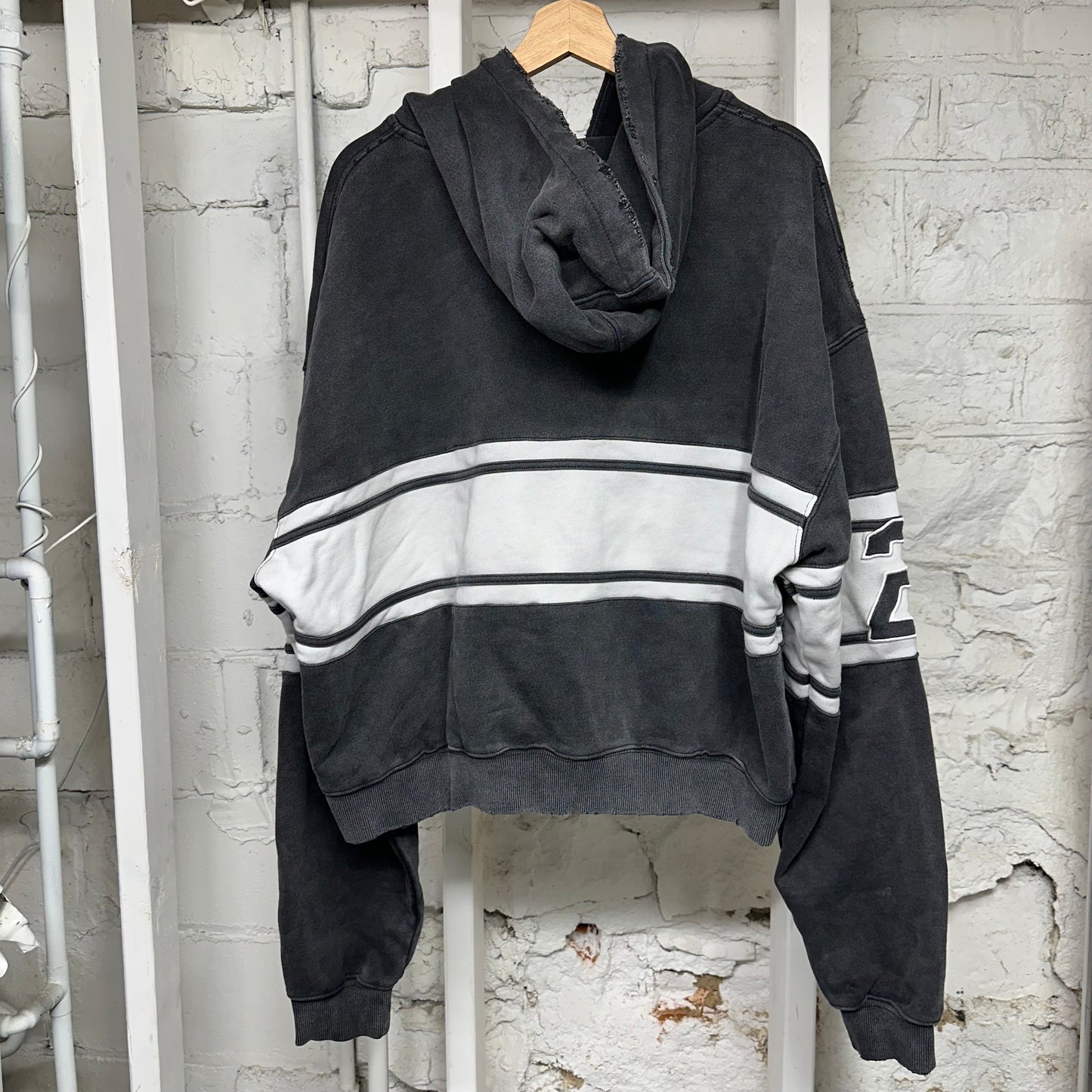 Vale Sport Derby Black White Hoodie Sz XXL