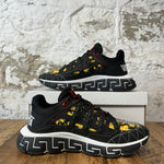 Versace Black Gold Trigreca Sneaker Sz 10 (43) No Box