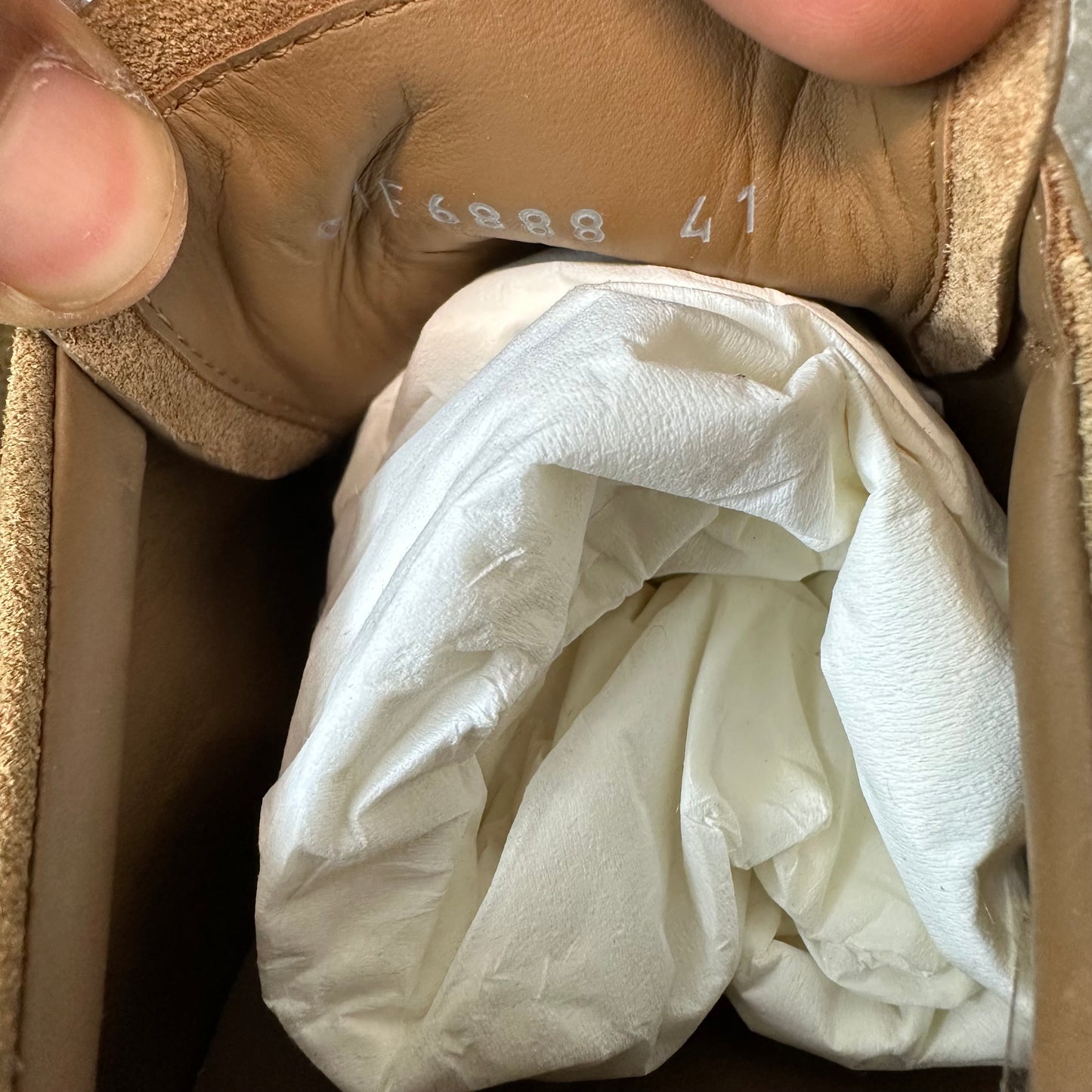 Rick Owens Vintage Sumi Brown Milk Sneaker DS