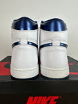 Air Jordan 1 High Metallic Navy Sz 10.5