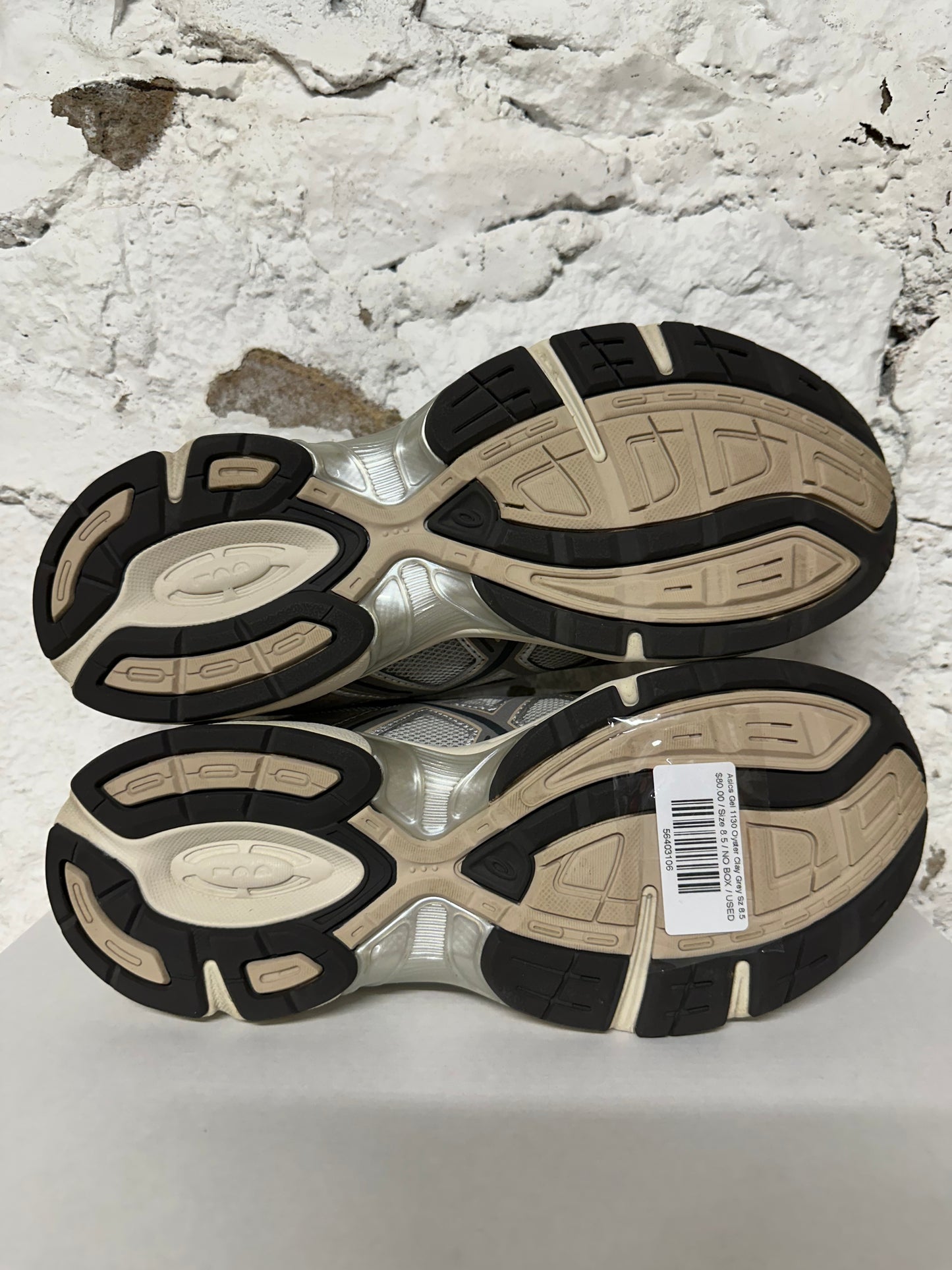 Asics Gel-1130 Oyster Clay Grey Sz 8.5