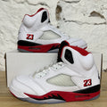 Air Jordan 5 Fire Red Black Tongue (2025) Sz 8.5